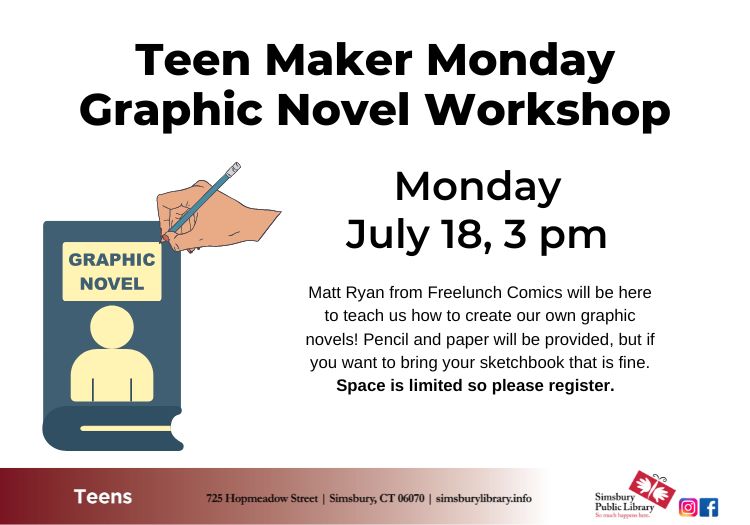 Teen Maker Monday: Graphic Novel Workshop