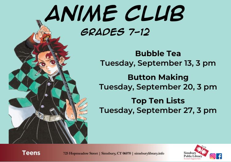 Teen Anime Club | Ames Public Library