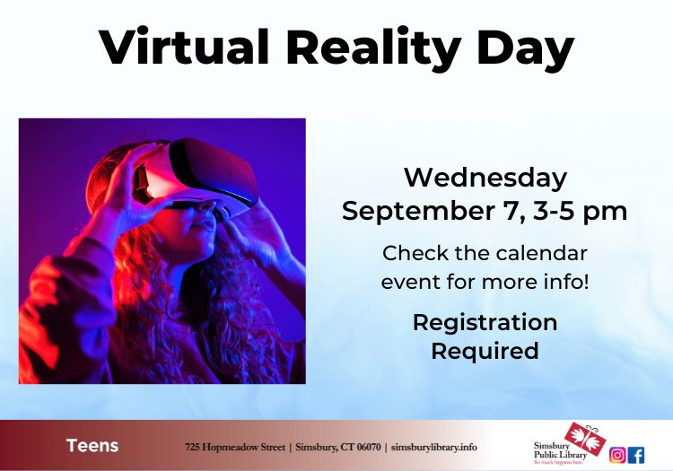 Teen Virtual Reality Day