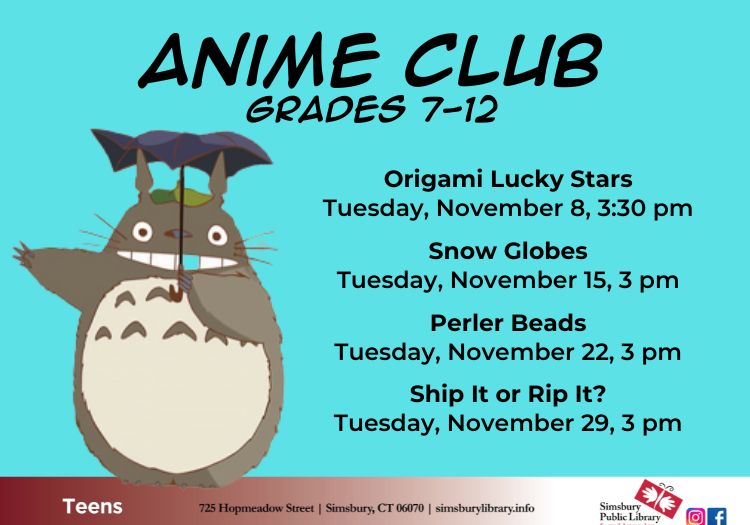Anime Club: Snow Globes