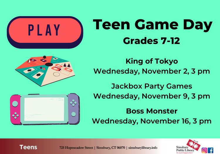 Teen Game Day: King of Tokyo