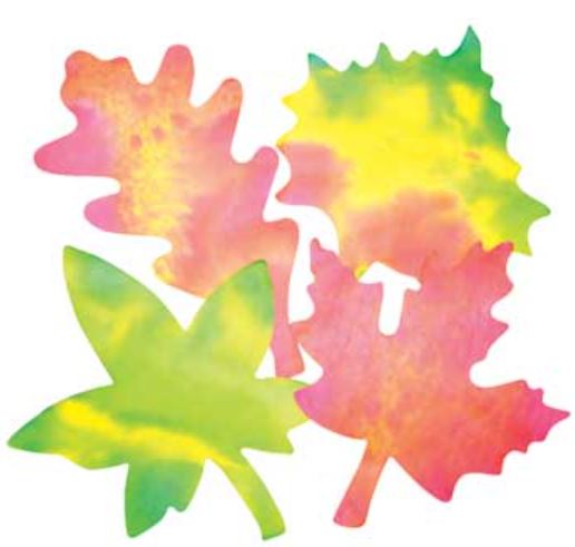 watercolor leaf