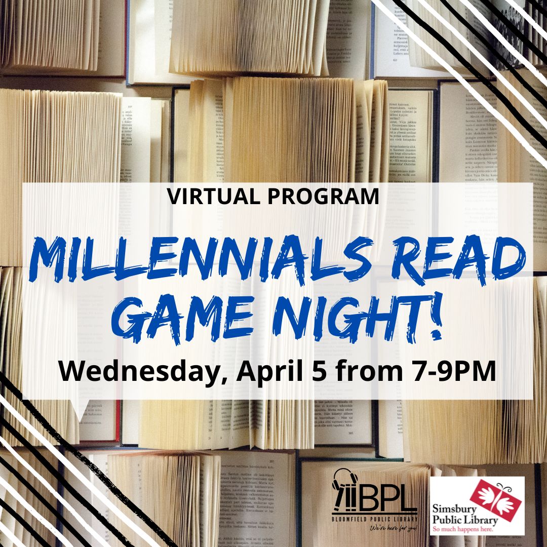 Millennials Read Game Night Virtual Simsbury Public Library 