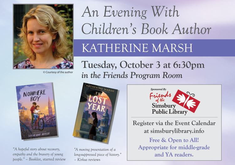 Author Event with Katherine Marsh