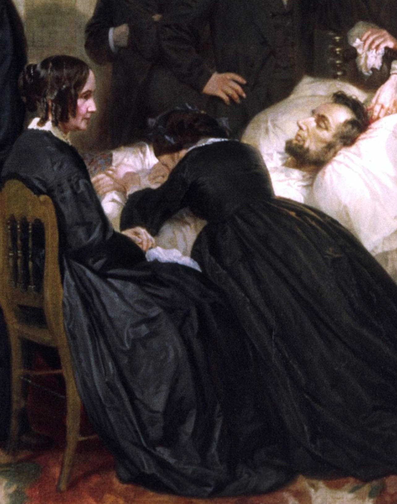 The Last Hours of Abraham Lincoln by Alonzo Chappel, 1868