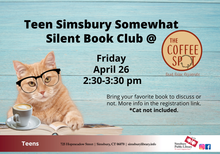 Teen Somewhat Silent Book Club @ The Coffee Spot