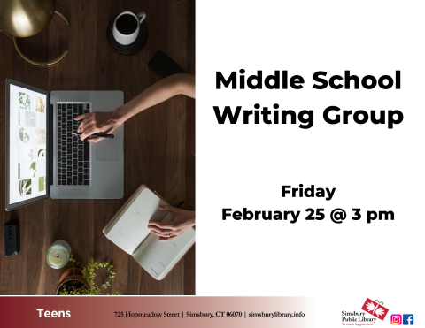 Middle School Writing Group