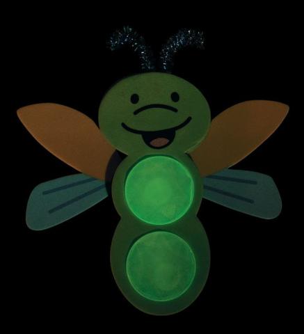 glow-in-the-dark bug craft