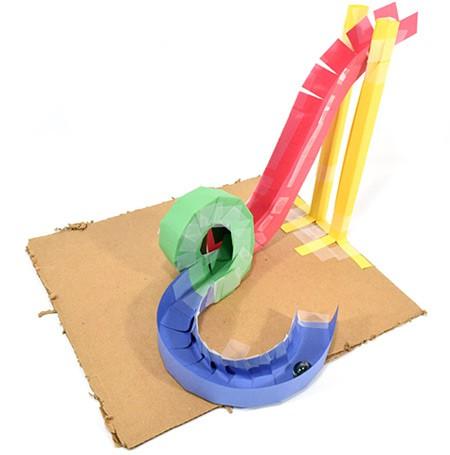 paper rollercoaster