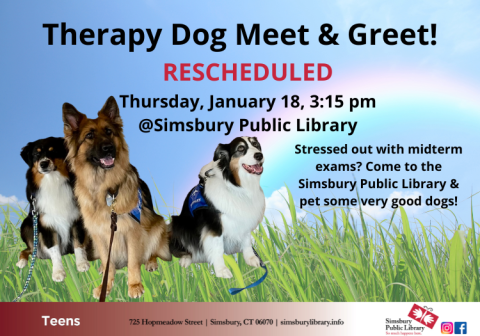 Therapy Dog Meet & Greet