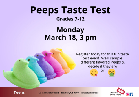 Peeps Taste Test