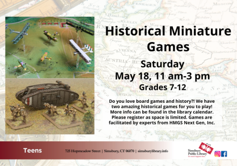 Historical Miniature Games for Teens