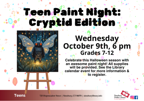 Teen Cryptid Paint Night