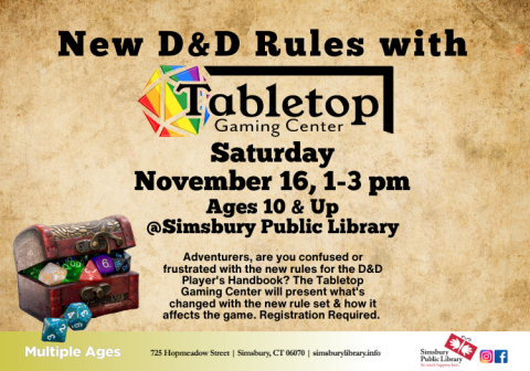 New D&D Rules with Tabletop Gaming Center!