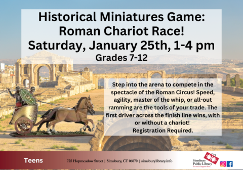 Historical Miniature Games for Teens: Chariot Race