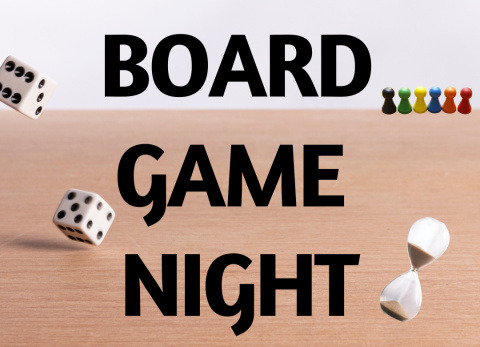 Board Game Night with Pieces 