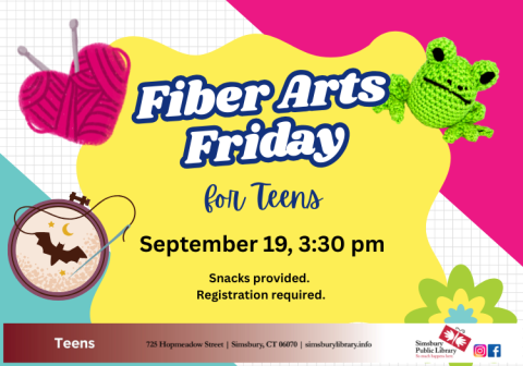 Fiber Arts Friday for Teens
