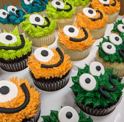 monster cupcake
