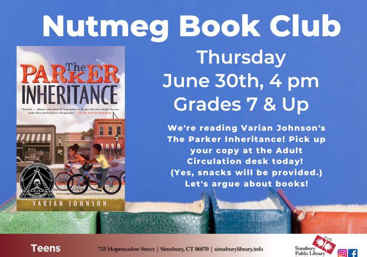 Teen Nutmeg Book Club