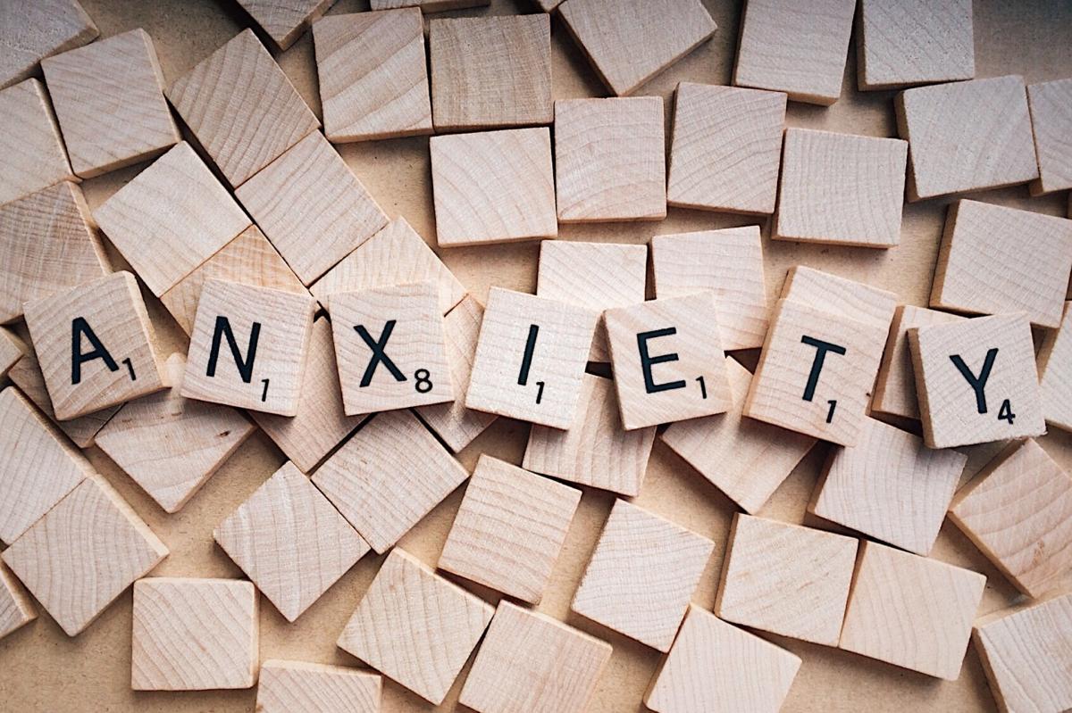 Anxiety scrabble pieces