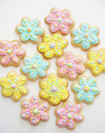 flower cookies