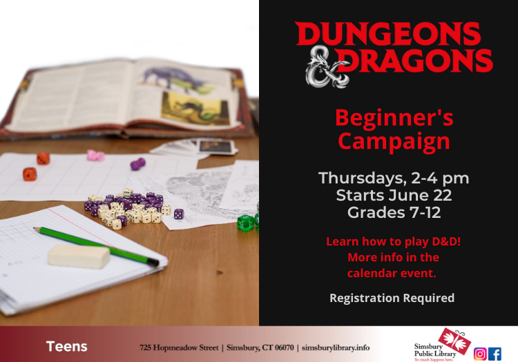 Teen Beginner D&D