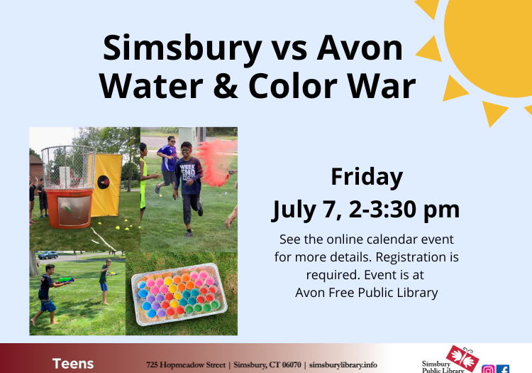 Water Wars @ Avon Free Public Library