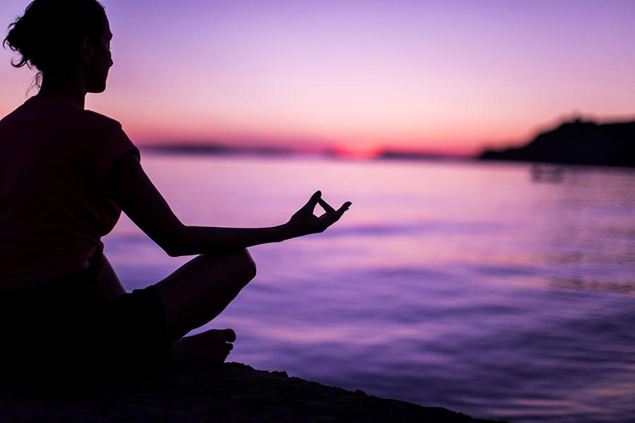 Meditation by water