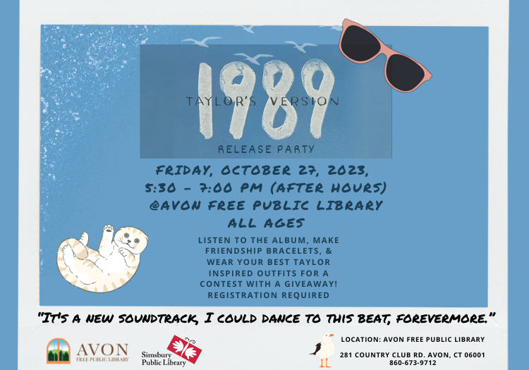 1989 Taylor's Version Release Party @ Avon Free Public Library