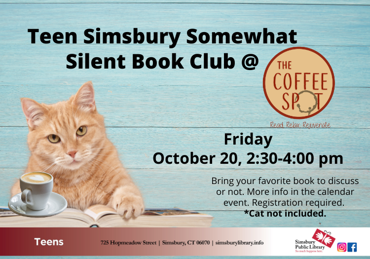 Teen Somewhat Silent Book Club @ The Coffee Spot