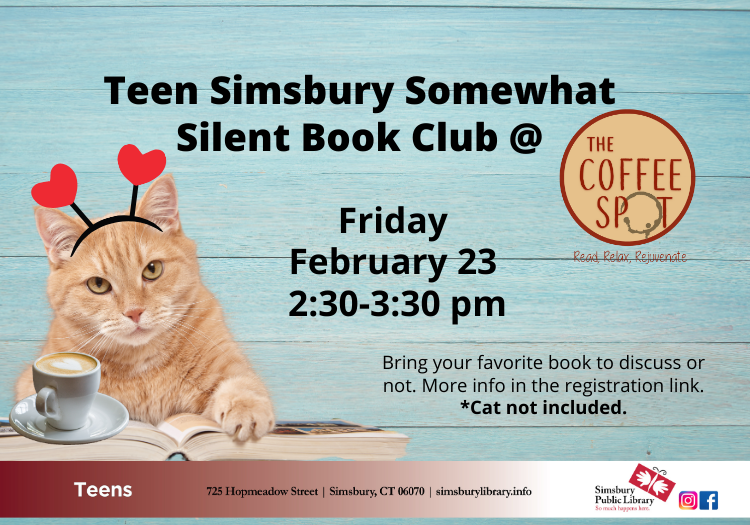 Teen Somewhat Silent Book Club @ The Coffee Spot