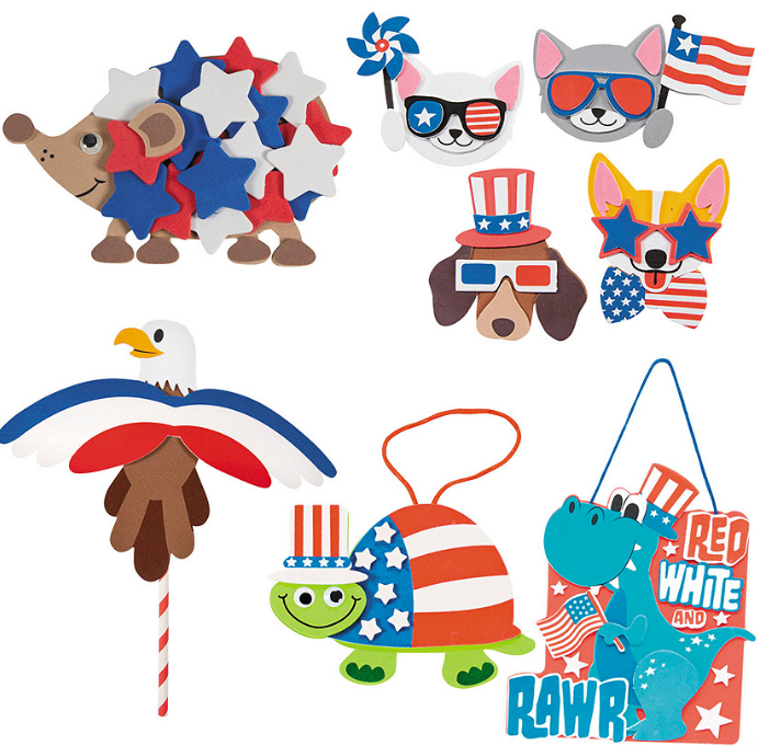 patriotic animal craft