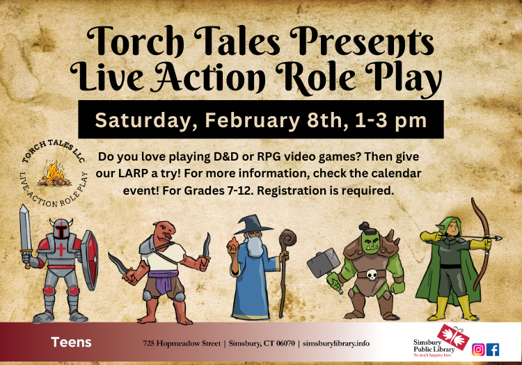 Teen Larp Event with Torch Tales