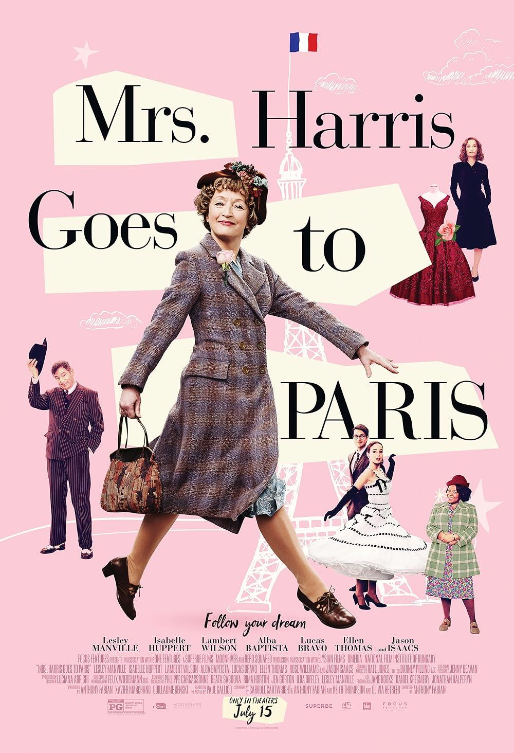 Mrs. Harris Goes to Paris movie cover