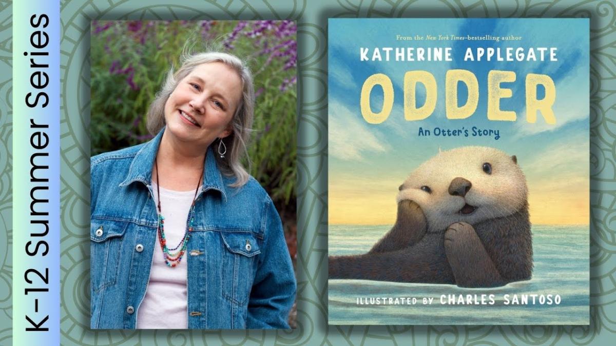 Odder Book Cover with Author Katherine Applegate