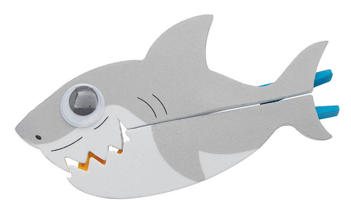 clothespin shark