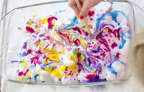 shaving cream art