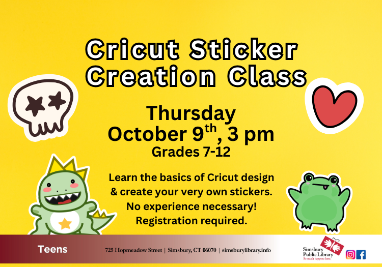 Cricut Sticker Making Class
