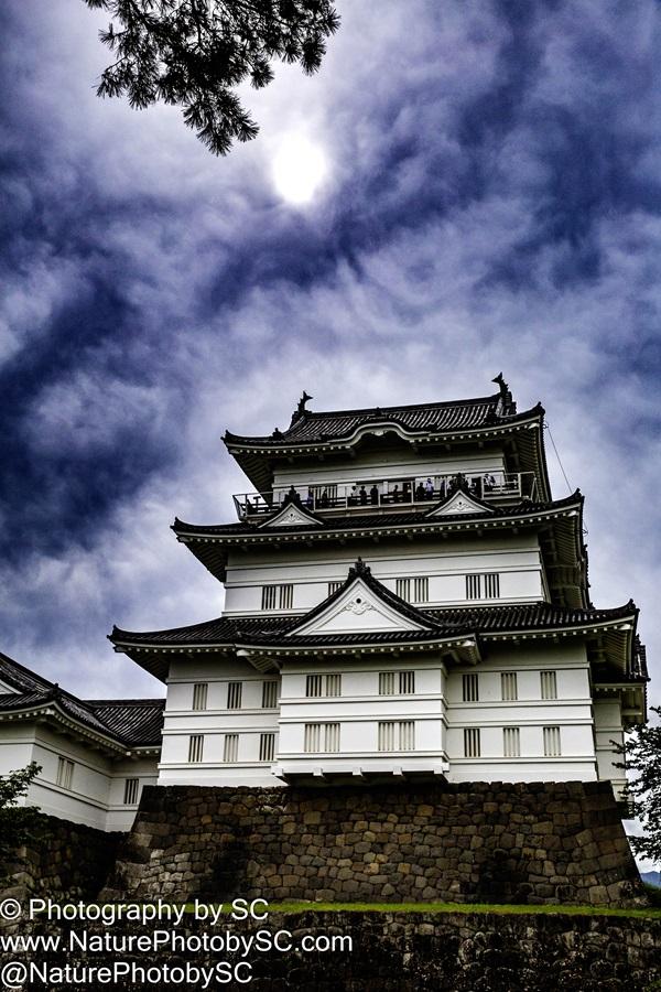 A photograph of Odawara Castle in Japan
